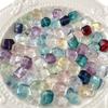 20Pcs  Irregular Square Shape  Glass Loose Beads Charms For Jewelry Making Diy Bracelet Earrings Accessories