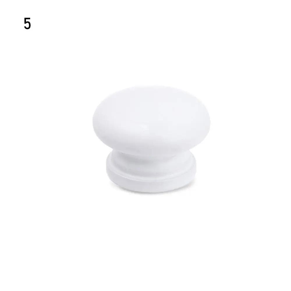 Wooden Retro Cabinet Dresser Drawer Knobs Single Hole Cupboard Handle with Screw Wardrobe Pulls Handle Furniture Hardware