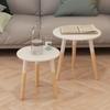 Day and Night - Day and Night Set of Side Tables 2 Units Solid White Pine Wood