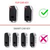 Slim Flip Car Key Fob Case Cover Keychain For Kia Sportage Sorento Seltos Forte K3 K5 Cerato Soul Niro Ceed LX Black Transparent