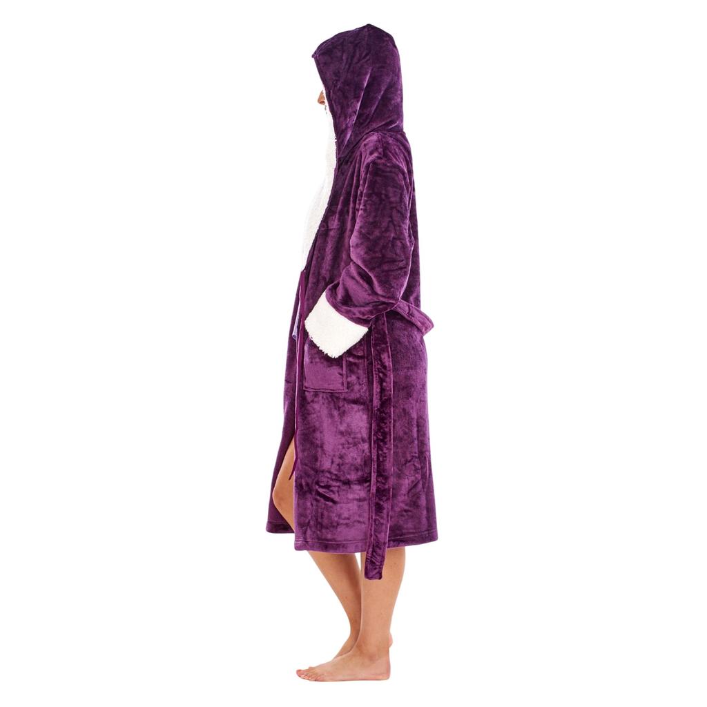 Keanu Womens/Ladies Sherpa Fleece Dressing Gown