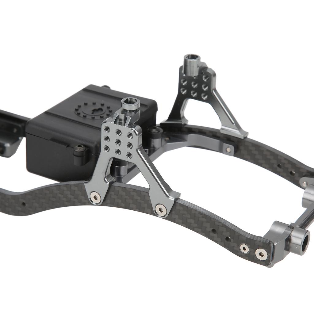 313mm Wheelbase Prefixal Gear Box Metal Chassis Frame for Axial SCX10 1/10 RC Crawler Car
