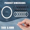 Finger Ring Metal Sheets For Magnetic Car Mobile Phone Holder with Wireless Charging Cellphone Iron Plate Sticker For Magsafe