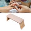 Foldable PU Leather Nail Hand Rest 3   Heights Nail Arm Rest for Nail Tech Salon Home Use Pink