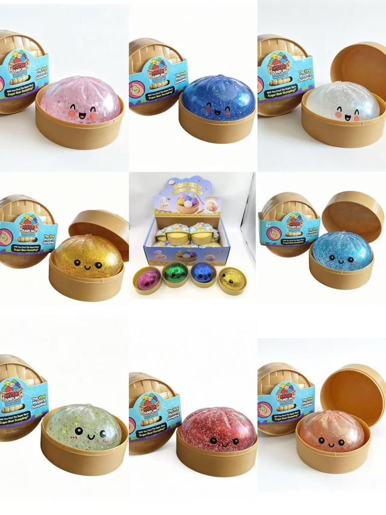 Internet Famous Slow Rebound Steamed Bun Stress Relief Squeeze Toy for Adults - Creative and Funny Decompression Tool
