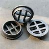Cast Iron Round Floor Drain Lawns Drain Cover Outdoor Anti Blocking Black Drainage Grate for Balconies Rooftops and Gardens 11 cm/4 in