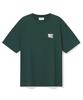 BEENTRILL Spray Hashtag Oversized Short Sleeve T-Shirt (Dark Green)