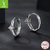 Rhombus Ear Buckle S925 Sterling Silver Moissanite Earrings Ear Jewelry Source Spot