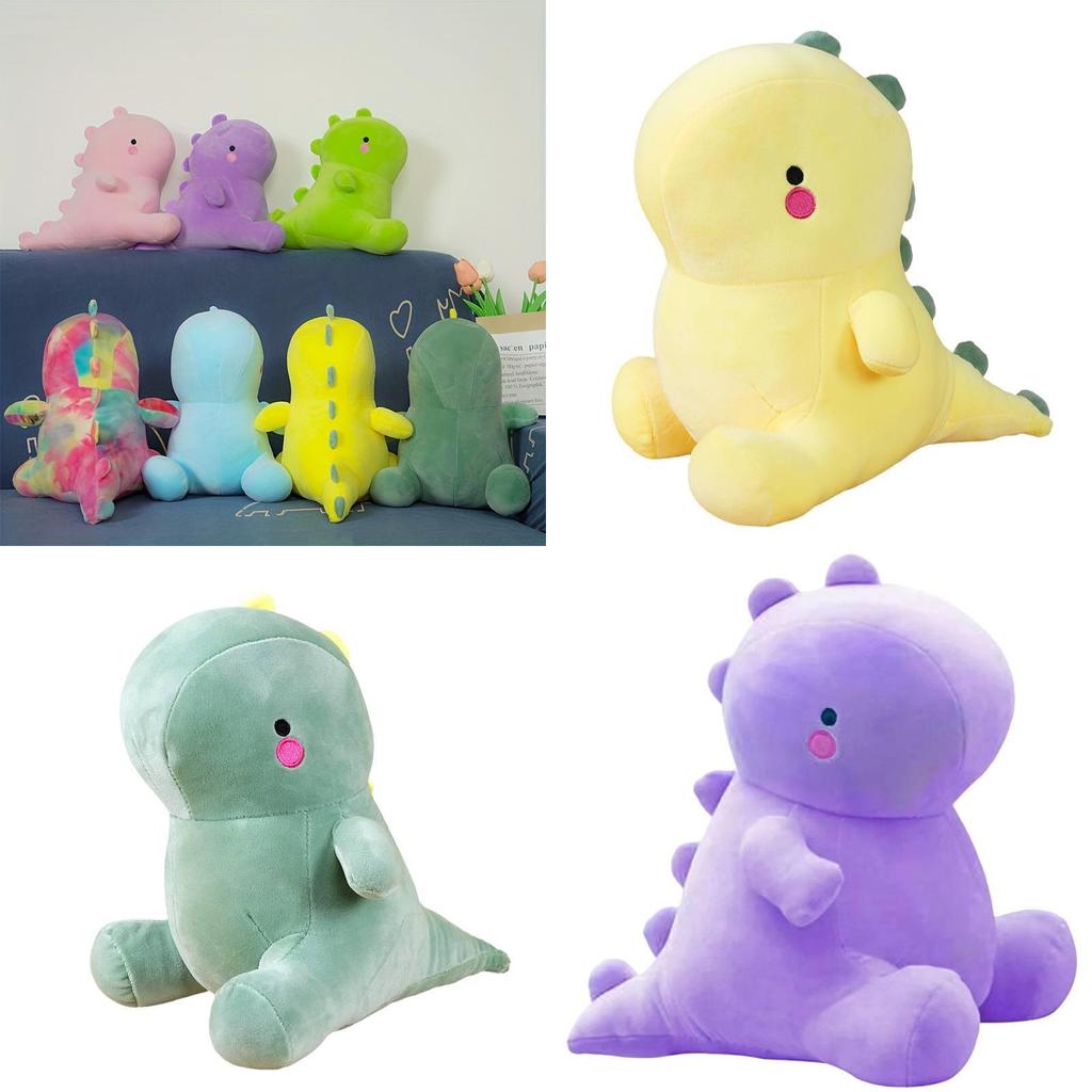 Cute Dinosaur Plush Toy Huggable Stuffed Animal Pillow Great Birthday Gift For Girly Girls