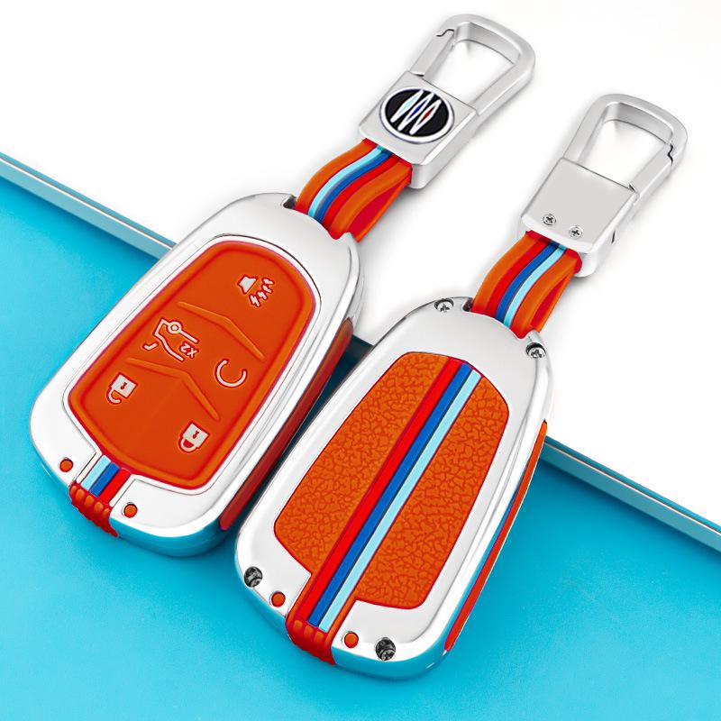 Silicone Remote Key Fob Cover for Cadillac XT5, CT6, XTS, XT4, and ATSL - Creative Design for Men and Women
