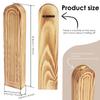 2/4 Pcs Wooden Wall Vase Modern Wall Mounted Vase Hanging Decorative Wood Wall Planter for Faux Plant Dried Flowers Home Decor
