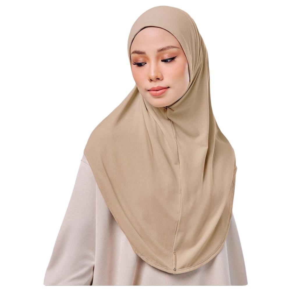 

Breathable Eid Al-Fitr Long Turban Adjustable Hijab Head Wrap High-End Arab Lady Headscarf Ethnic хакі