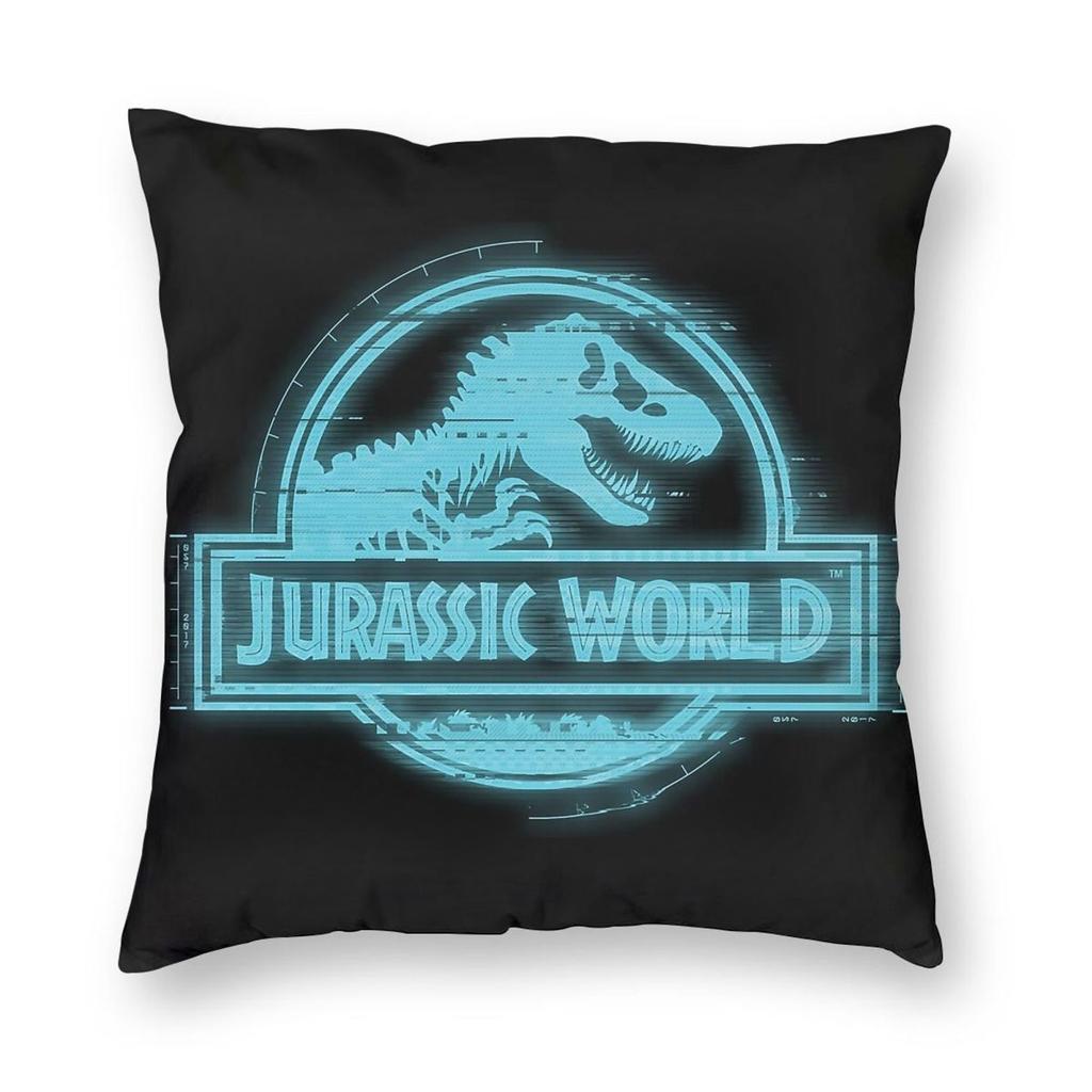 Jurrassix World Logo Pillowcase Polyester Linen Velvet Creative Zip Decorative Pillow Case Bed Cushion Cover
