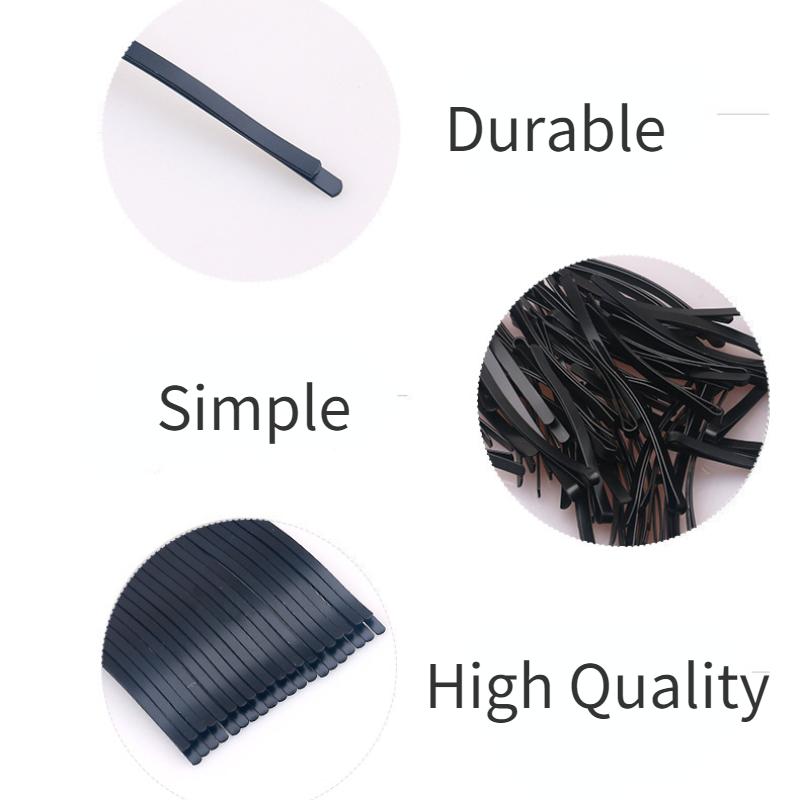 10 Stück/Set Mattschwarze Haarklammern für Frauen Mädchen Gerade Haarklammer Haarspange Kopfschmuck Styling-Tool Zubehör