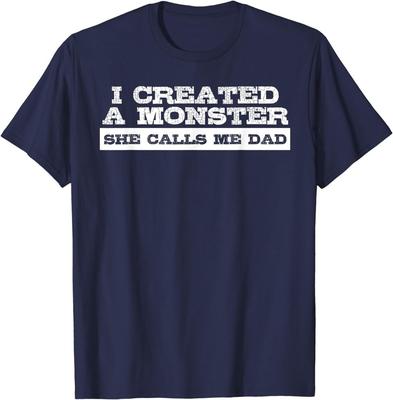Grappig T-shirt Cadeau voor Papa van Dochter Eerste Vaderdag Cadeau Unisex T-shirt