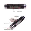 1PCS Car Digital Clock Temperature Display Thermometer Auto Electronic Clock LED Backlight Digital Display