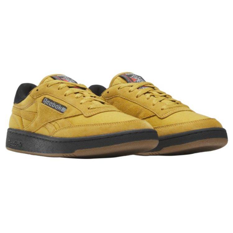 Reebok Club C Revenge Retro Gold Men Sneakers Core-Black Neon-Cherry 100032999