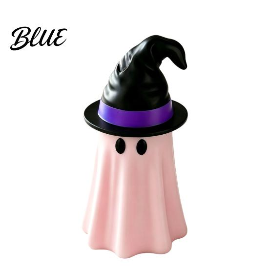 Flexibler Silikon-Dosenbezug Halloween-Hexenhut Geisterhalter Gruselige Isolierhülle für Standard-Feiertagsgetränke Soda Bier,