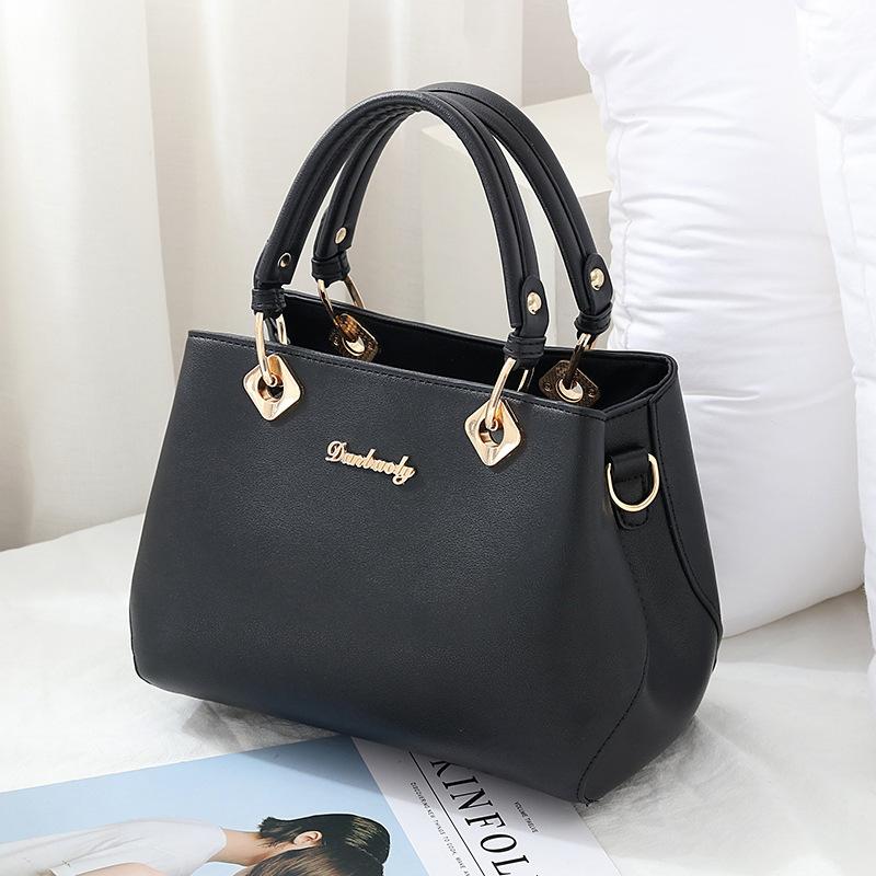 

Handbag Wedding Simple and Elegant Bridal Bag Wedding Mom Solid Color Single Shoulder Wedding Bag чёрный