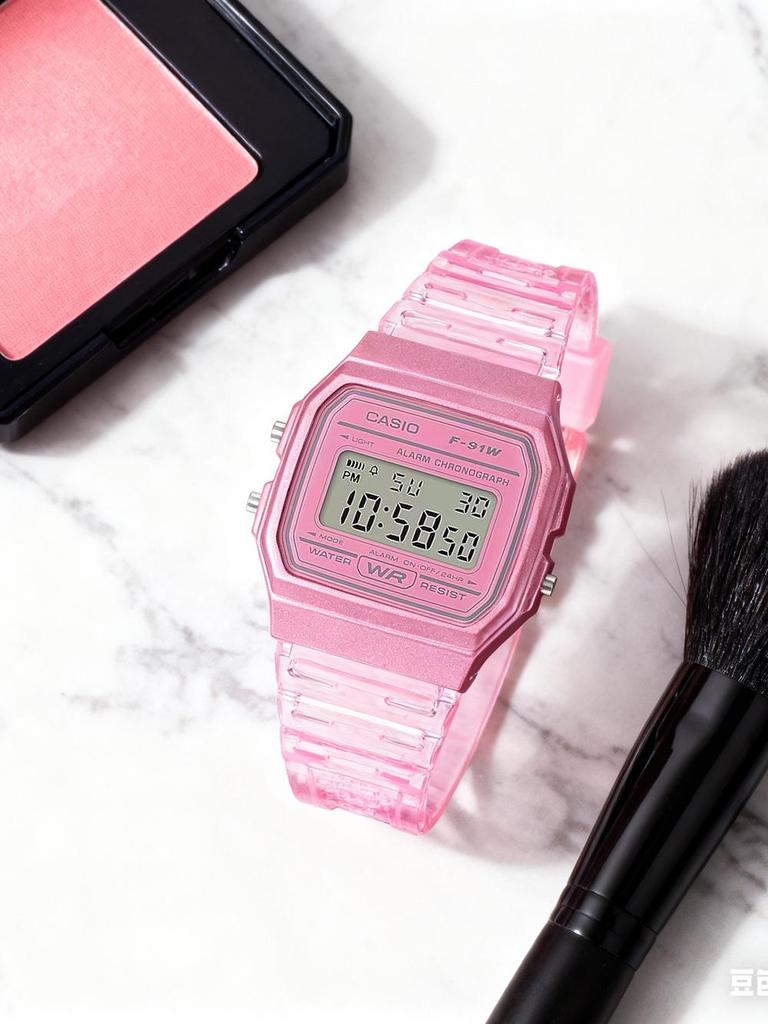 Casio Resin Case Resin Strap Women's Quartz Watch F-91WS-4