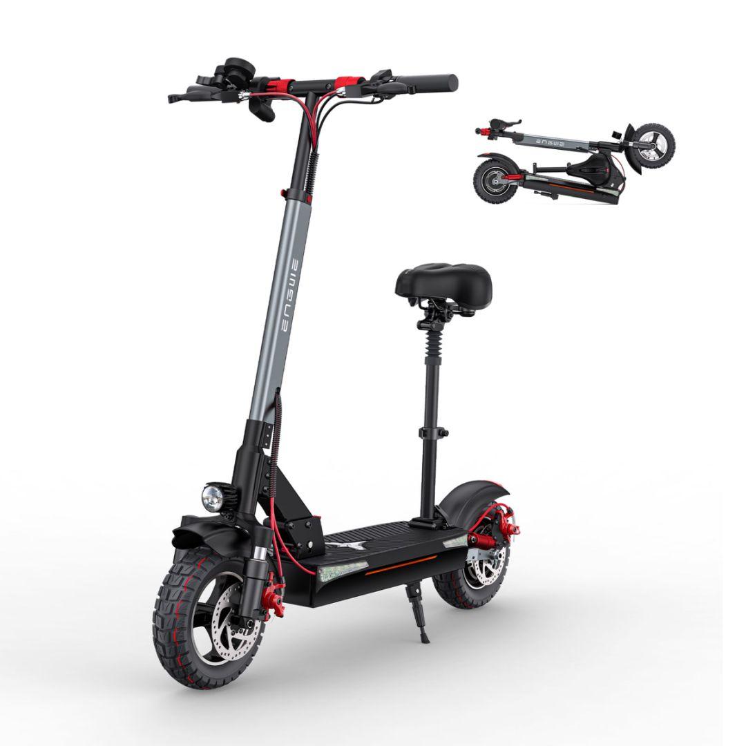 Trottinette électrique pliable ENGWE Y600, pneus 10 pouces, moteur 600 W, batterie 48 V 18,2 Ah, autonomie maximale 70 km noir
