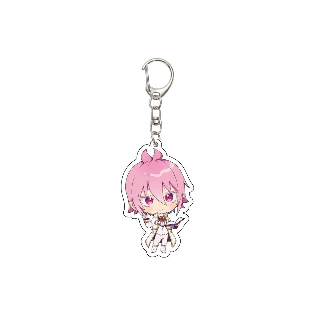 55MM Anime Welcome to Demon School Iruma kun Keychain Suzuki Iruma/Valac Clara  Key Chain Acrylic Model Plate Christmas Gifts