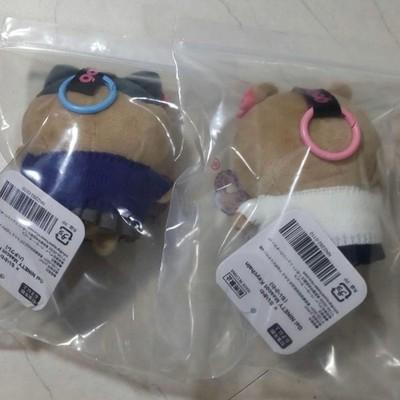 Chiikawa 9090 Gal NINETY Plush Mascot Keychain Hachiware Set 2 FS Japan
