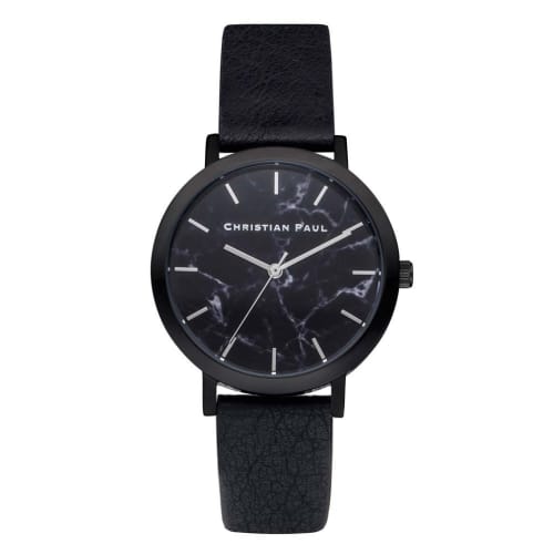 

Christian Paul Marble THE STRAND Women s Watch MRL-01 Black/Black