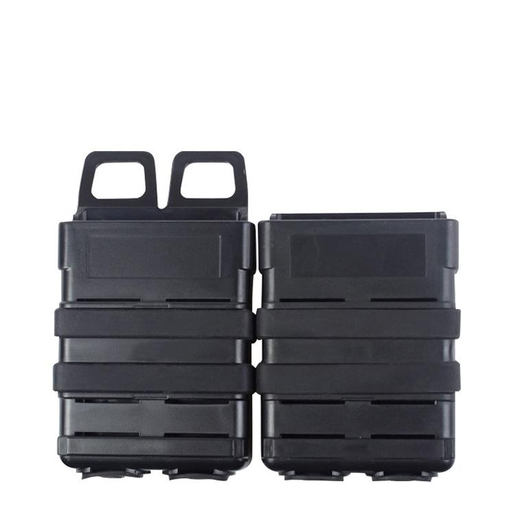 FMA Fastmag Accessory Box 5.56 Magazine Box, Vest Molle Double Clip Box M4 Tactical Quick Pull Box
