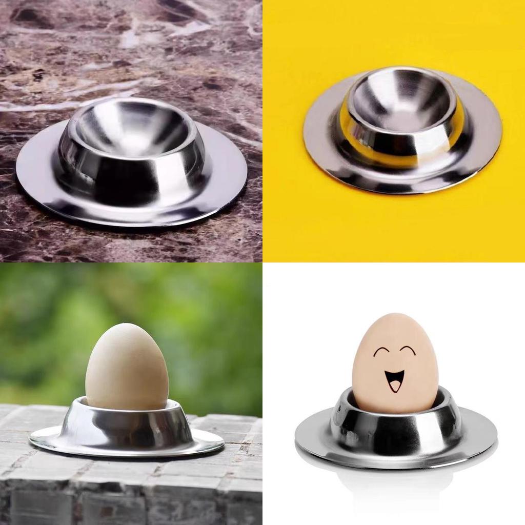 Stainless Steel Egg Holder And Sauce Dish For Kitchen Use