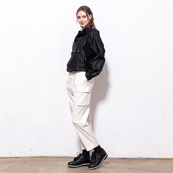 HENRY STUART Women'S Baggy Cargo Pants White