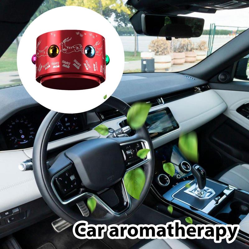 Car Perfume Diffuser Solar Diffuser Auto Plant Natural Air Freshener Silent Perfume Ornament Long-Lasting Fragrance 360 Degree