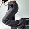 Herbst Winter Damenmode Micro-Pull Hose Neue Kordelzug Sportliche Lässige Sweatpants Einfarbig Schlaghose Lässige Streetwear Hose 2339