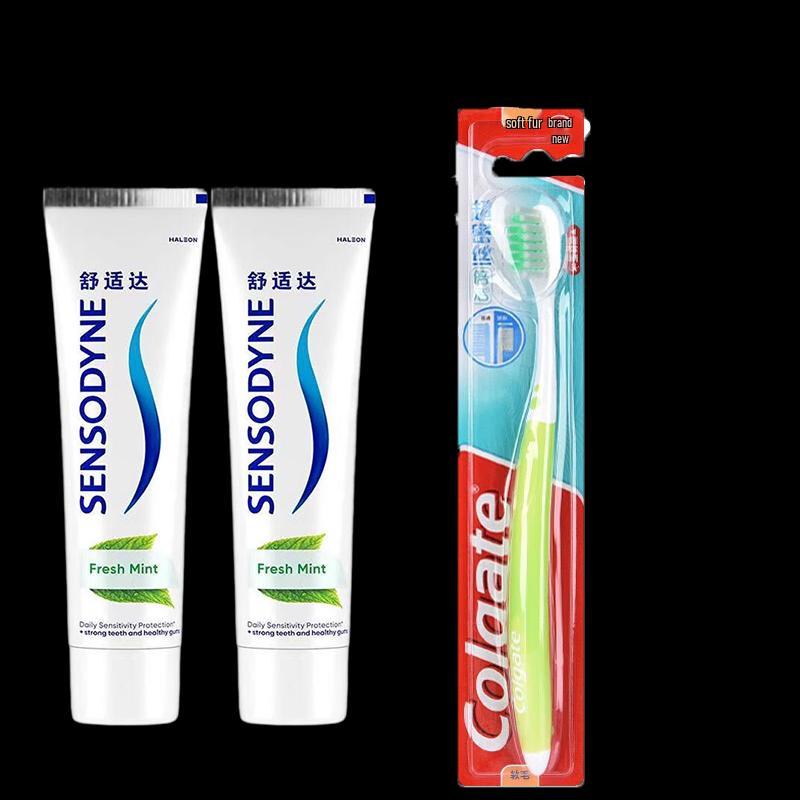 Sensodyne Cool Mint Anti-Cavity & Sensitivity Toothpaste Combo