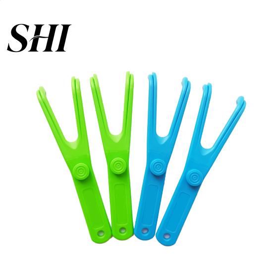 Cleaning Tool Interdental Cleaner Portable User-friendly Effective Y Type Gentle Health Tooth Healthy Care Plastic Dental Floss Replacement Rack for