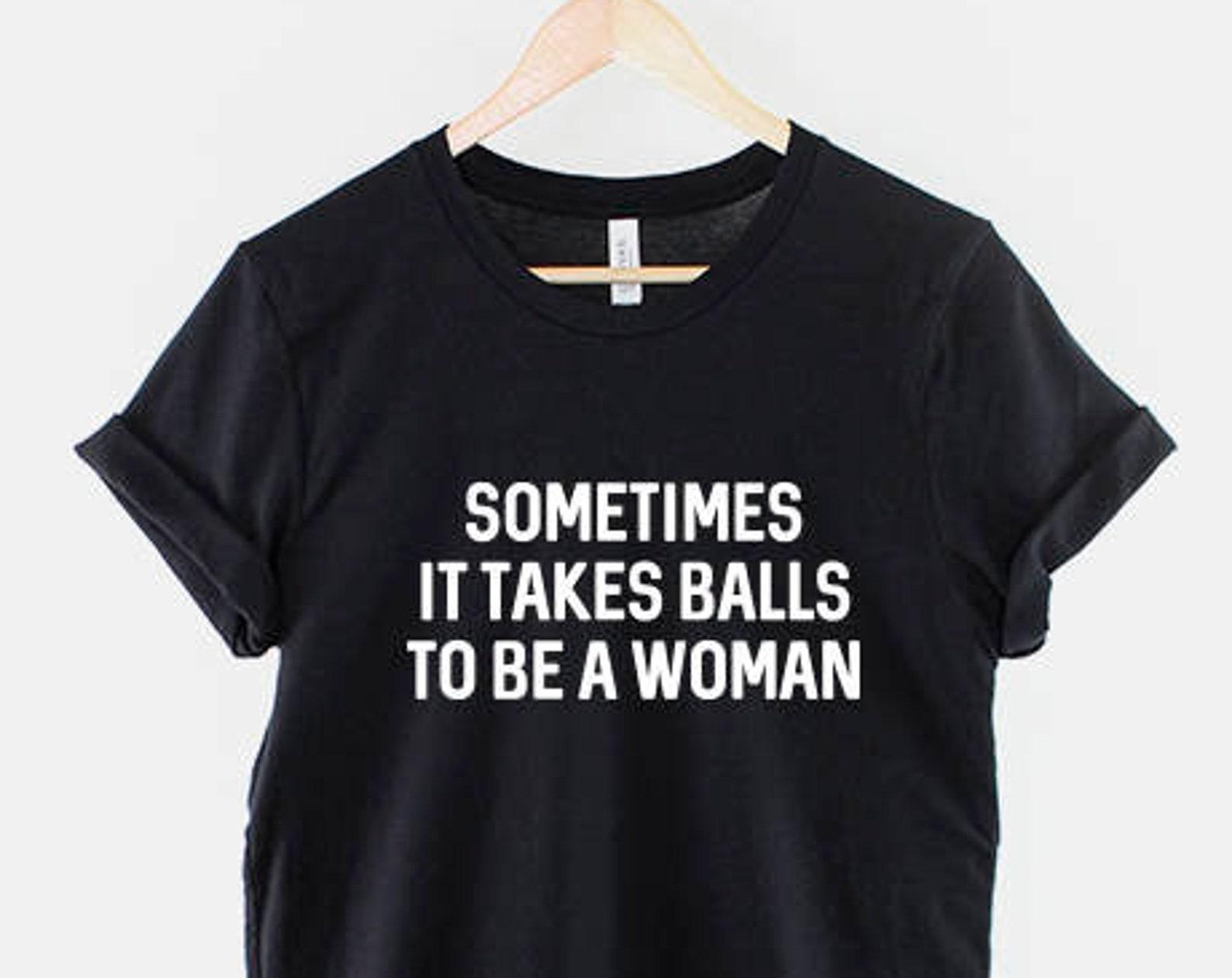 Feminist Statement Shirt: Bold Empowerment Tee, Soft Cotton Unisex Fit S