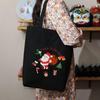 Handmade DIY Embroidery Canvas Tote Bag Kit - Creative Gift for Couples