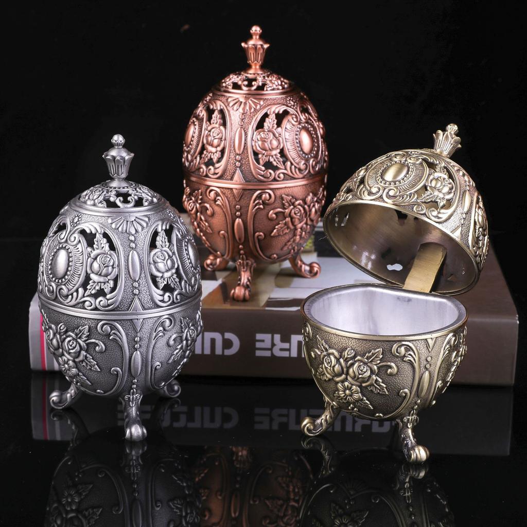 Metal Arabian Religious Incense Burner, Creative Home Decor, Ornament for Spiritual Ambiance, Gift for Meditation Space