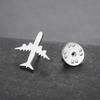 Trendy Plane Lapel Pins Brooch For Women Men Stainless Steel Suit Collar Badges Jewelry 2026  Gifts Accessories