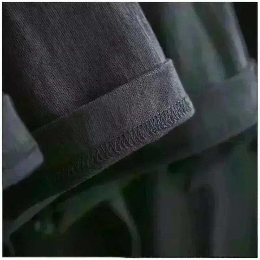 2025 Spring and Summer Loose T-shirt Pure  Unisex Top Skull Torso Graphic T-shirt Printed Men's and Women's Versatile Top