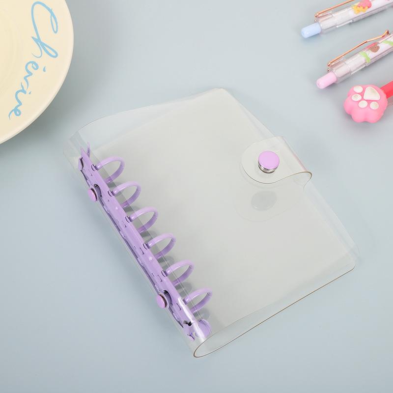 A7 Colorful DIY Binder Photocards Collect Loose Leaf Notebook Refill Spiral Binder Inner Page Diary Agenda Planne
