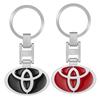Portachiavi in Lega Metallica con Logo Auto Emblema Auto Portachiavi Accessori Per Toyota GR Yaris Prius Corolla Auris Camry RAV4 Avalon Avensis