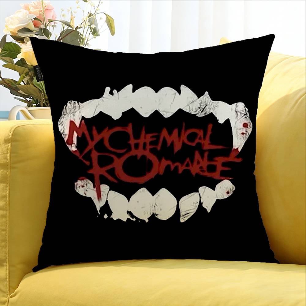 MCR Fan Icon My CChemical Romance Various Sizes Square Pillow Case For Car Home Bedchamber Decor