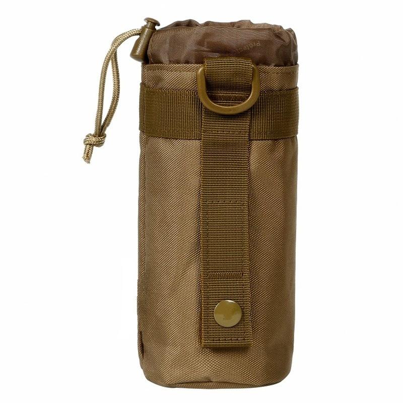New Multifunction Bottle Pouch Tactical Molle Water Bottle Bag Military Outdoor Camping Hiking Drawstring Water Bottle Holder