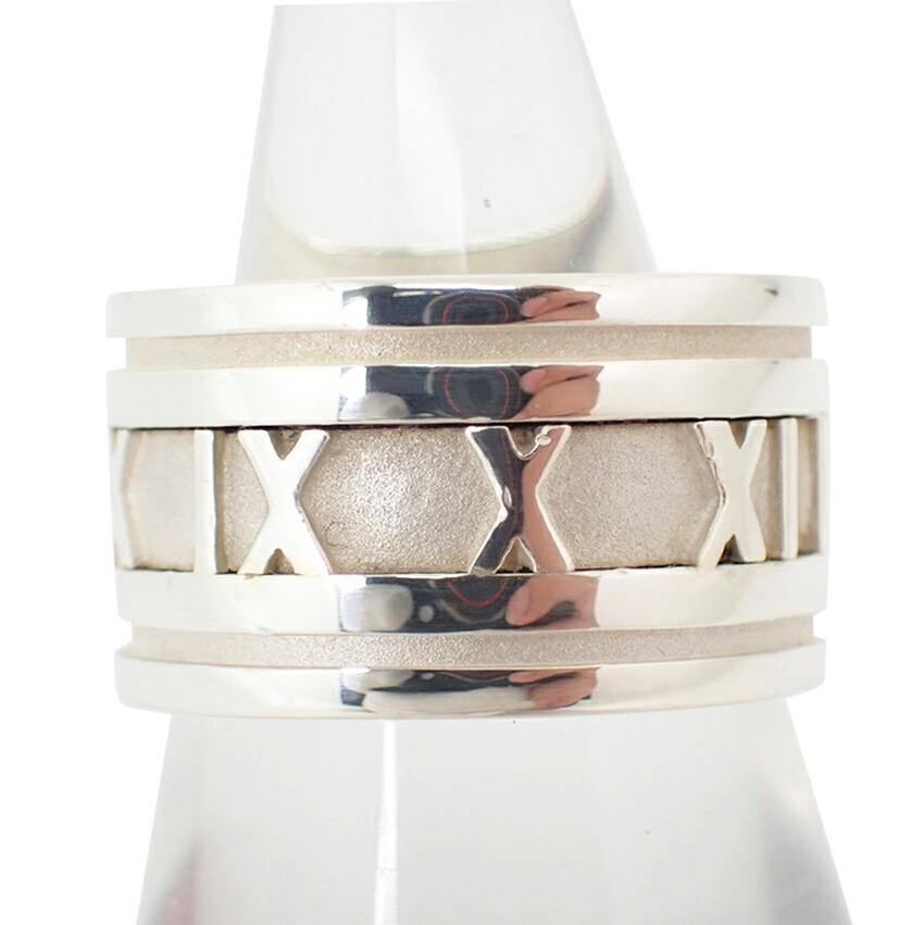 

[Pre-owned] TIFFANY 925 Atlas Wide Ring, Size 15, J43-4