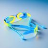 1 Pcs High Definition Transparent Children's Professional Swimming Goggles with Built-in Earplugs Waterproof and Anti Fog
