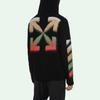 OFF WHITE SS21 Sweatshirts Men's Black Hooded Non Detachable Moderate Regular OMHA037R21KNI0011084
