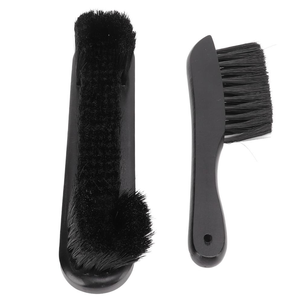 

2PCS Wood Handle Pool Table Brush Nylon Billiard Cleaning Brush Rail Brush Set Billiards Table