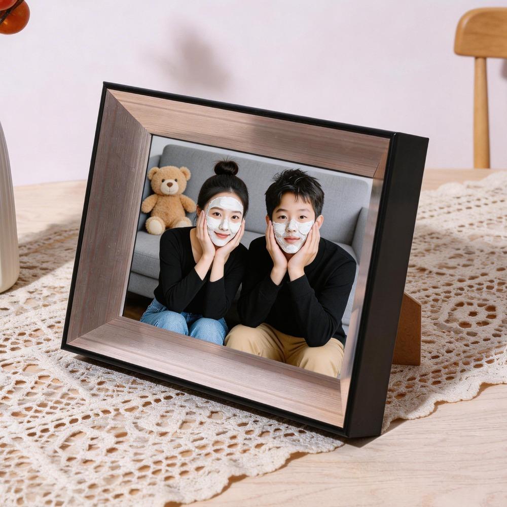 

Разные размеры Винтажная фоторамка Смоляные держатели для фото на стол Фоторамка для стола Гостиная 6 inch серебряный