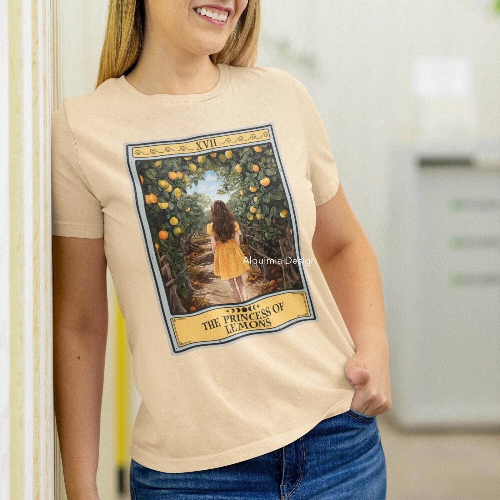 The Princess of Lemons Tarot Card Shirt, Lemon Lover S